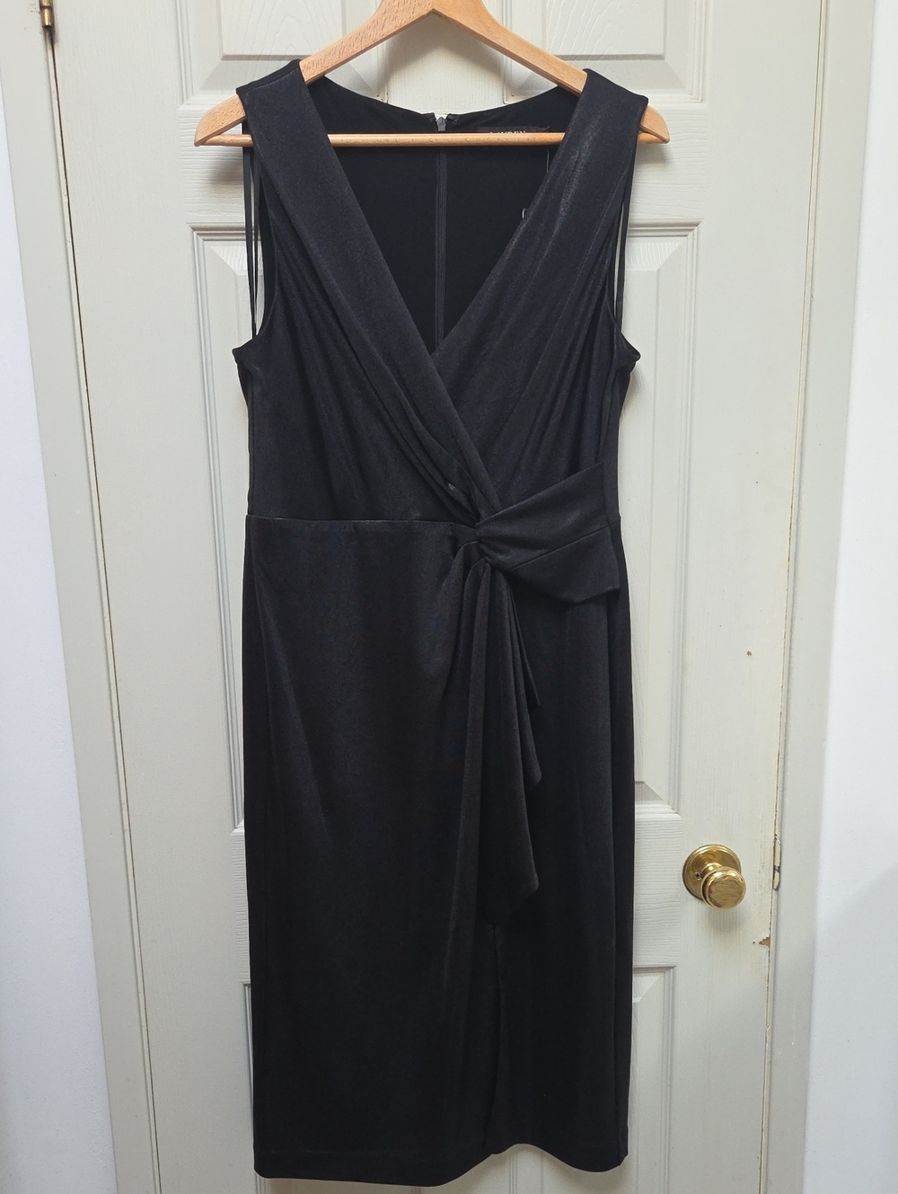 Lauren By Ralph LaurwnBlack Sleeveless Dress 12 NWT